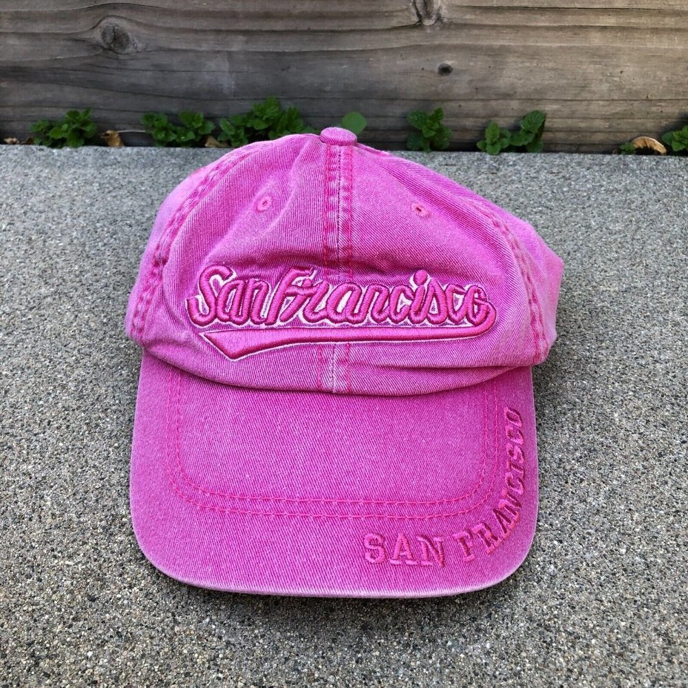 Vintage Y2K City Wear San Francisco Hat Women's Baseball Dad Cap Embroid…​​